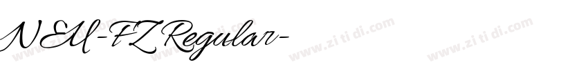 NEU-FZ Regular字体转换